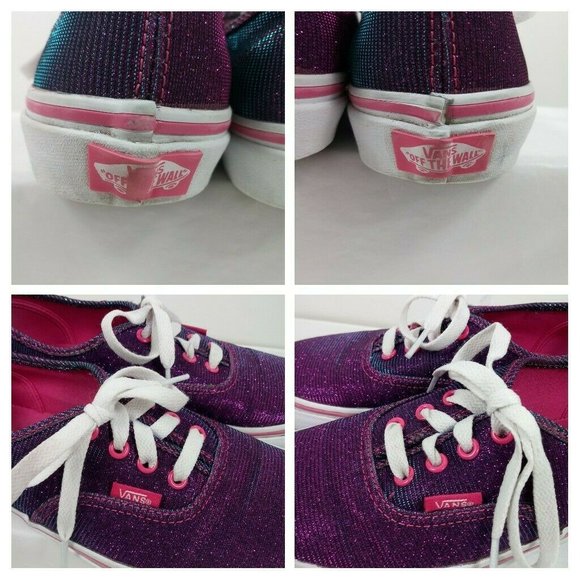 Vans Authentic Color Shift Shoes Kids 3.5 Purple - Picture 12 of 15